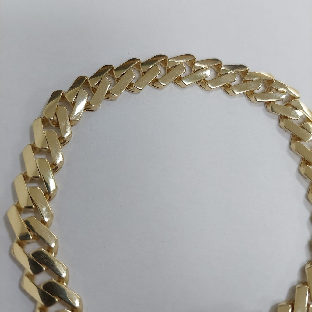PULSERA CABALLERO MONACO ORO 14K 14.4 (NUEVO)