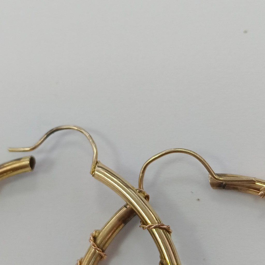 ARRACADAS PAR ORO 10 K 6.4 GRMS (SEMINUEVO)