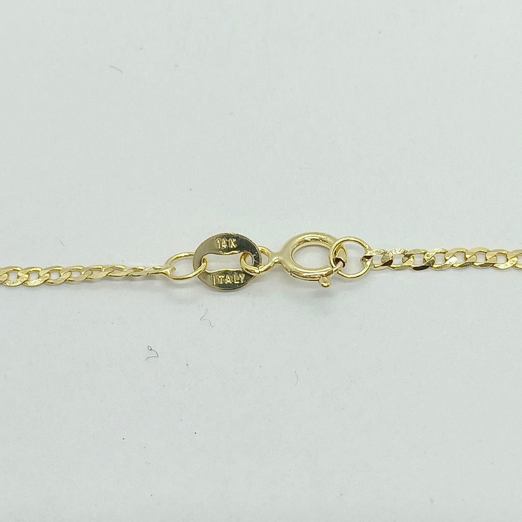 CADENAS BARBADA AMARILLA ORO 14K 2 (NUEVO)