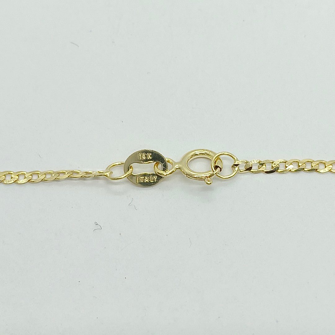 CADENAS BARBADA AMARILLA ORO 14K 2 (NUEVO)