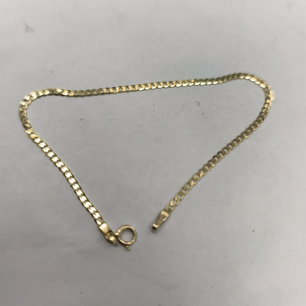 PULSERAS DAMA BARBADA AMARILLA ORO 14K 1.2 (NUEVO)