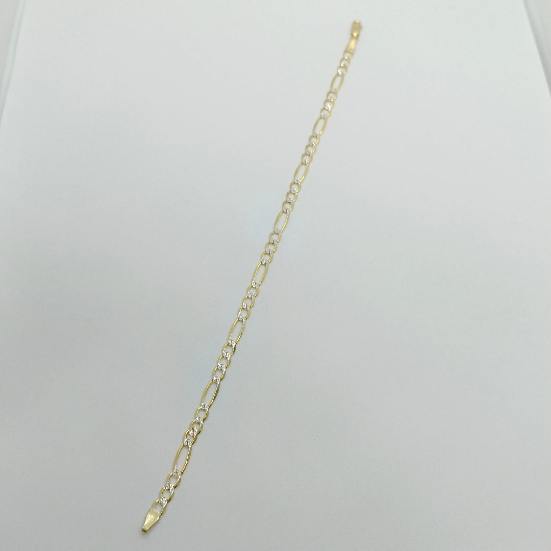 PULSERAS CABALLERO CARTIER 3 1 DIAMANTAD ORO 14K 4.5 (NUEVO)