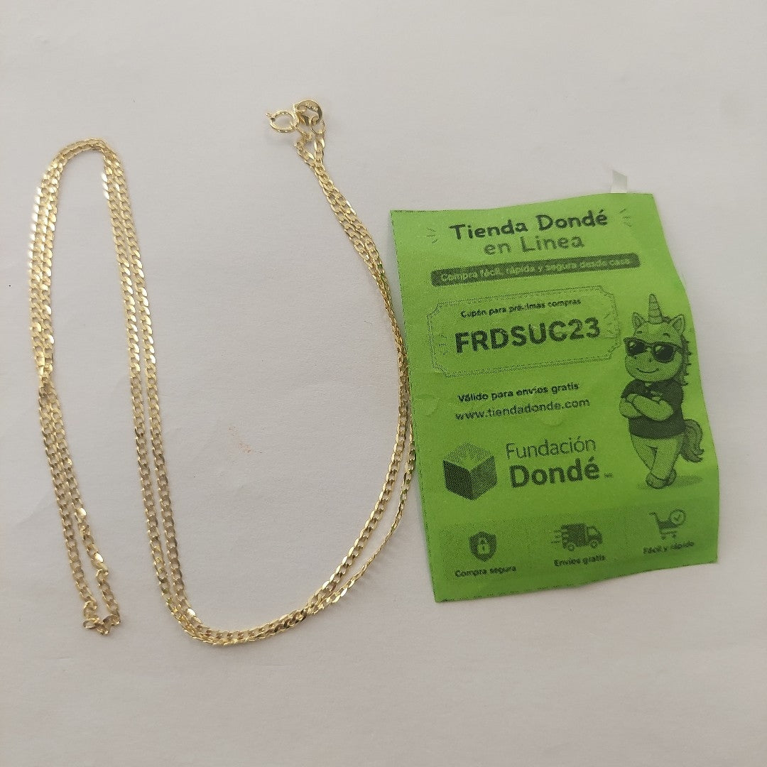 CADENAS BARBADA AMARILLA ORO 14K 2.2 (NUEVO)