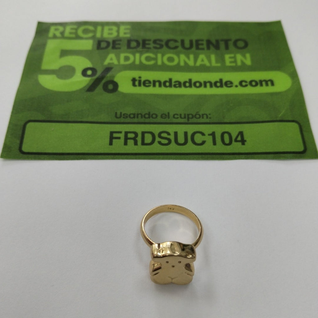 ANILLO ORO 14 K 3,60 GRMS (SEMINUEVO)