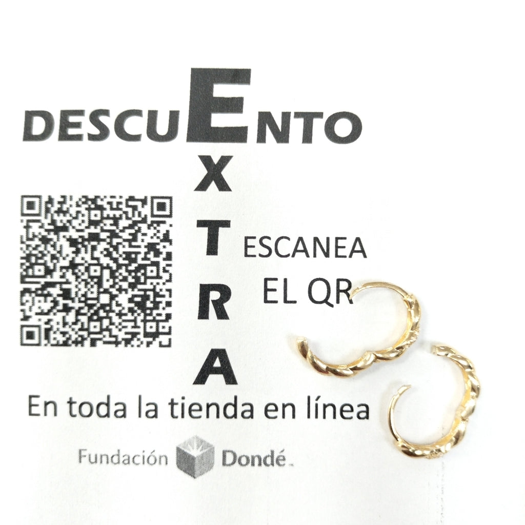 HUGGIES ORO 14K 2.1 (NUEVO)