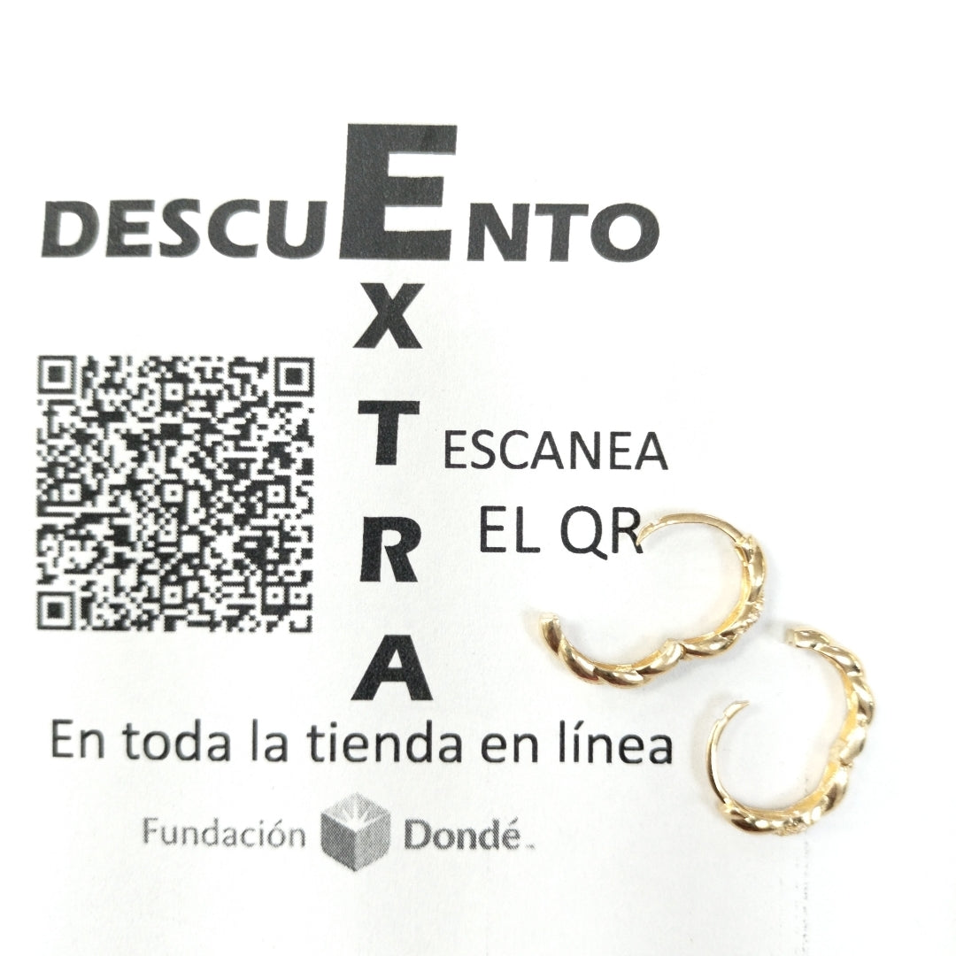 HUGGIES ORO 14K 2.1 (NUEVO)