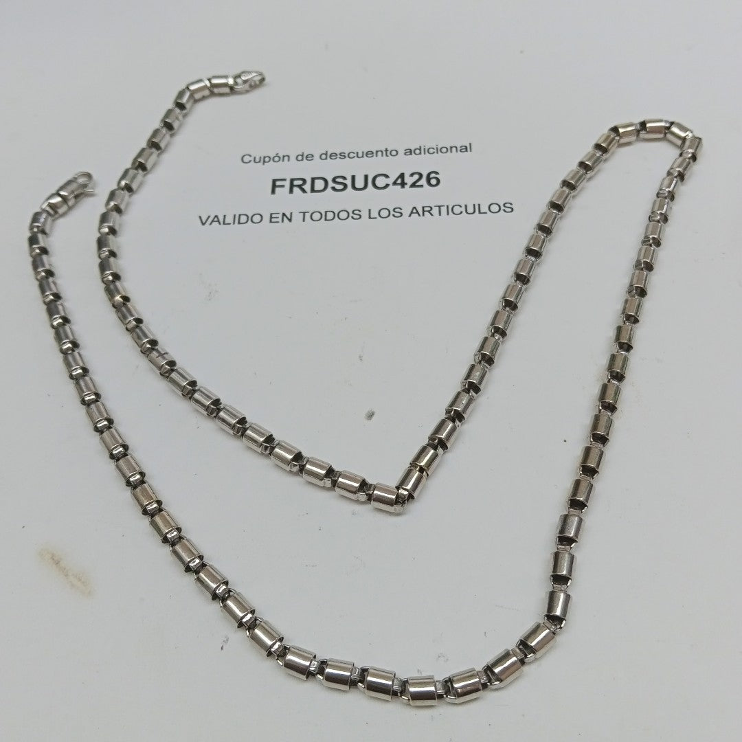 COLLAR ORO, ORO BLANCO 14 K 41.4 GRMS (SEMINUEVO)