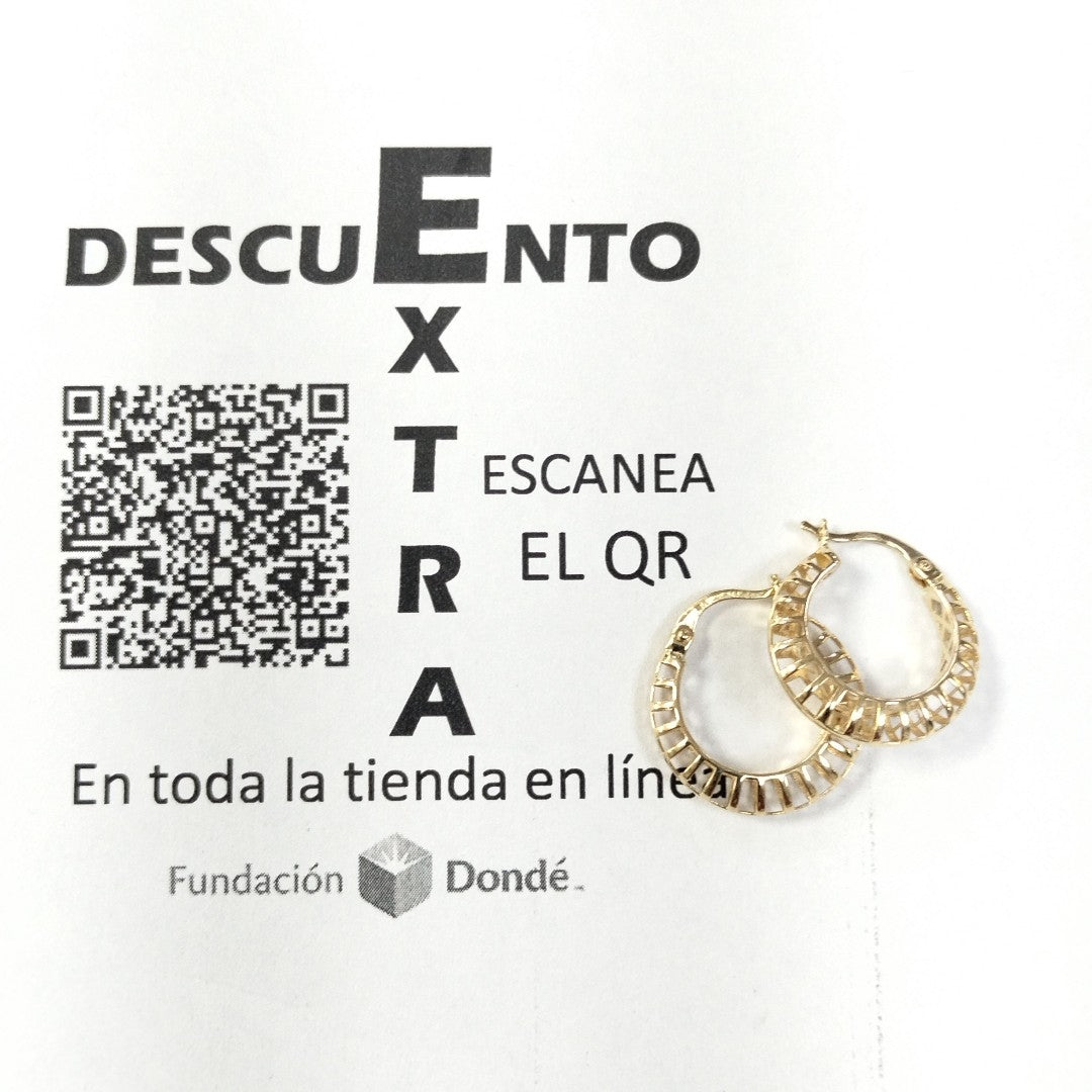 ARRACADAS ORO 14K 2.2 (NUEVO)