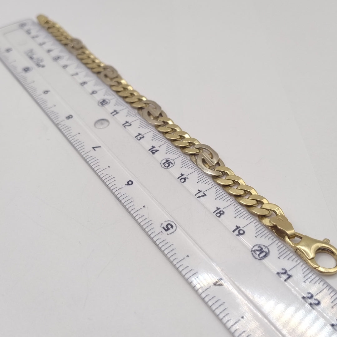 PULSERA ORO,ORO BLANCO 14 K 28,70 GRMS (SEMINUEVO)