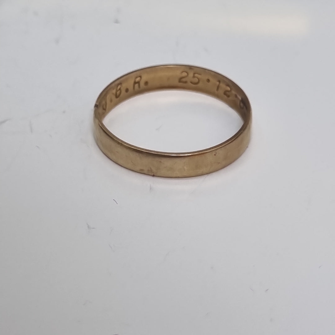 ARGOLLA ORO 10 K 1.2 GRMS (SEMINUEVO)