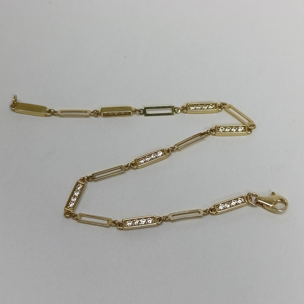 PULSERAS DAMA ORO 14K 3.8 (NUEVO)