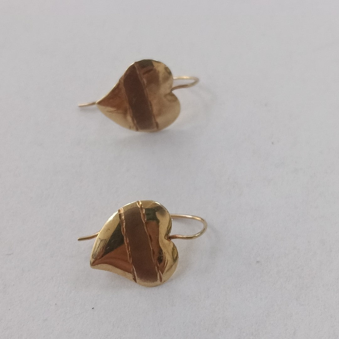 ARETES PAR ORO 10 K 0.7 GRMS (SEMINUEVO)