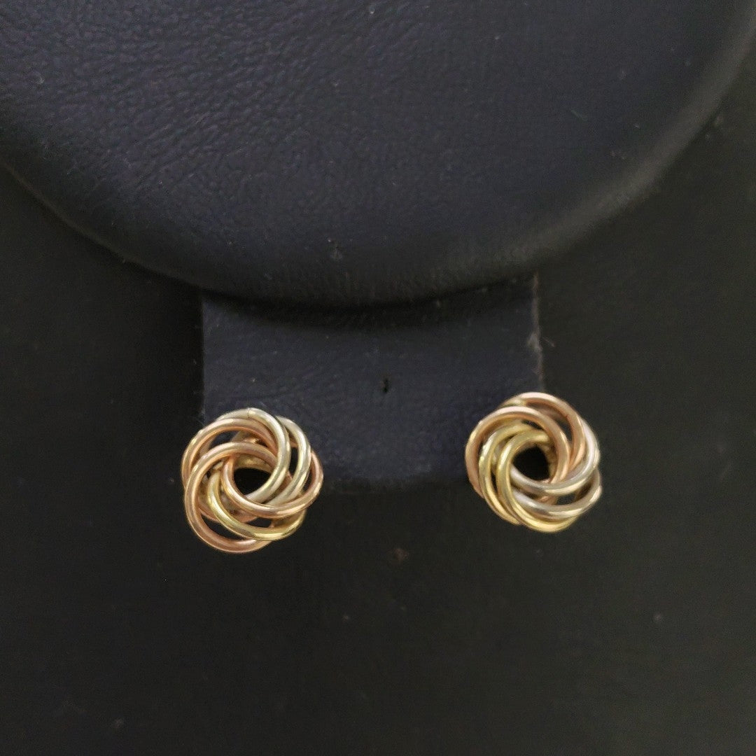 BROQUELES PAR ORO COMBINADO 10 K 2,20 GRMS (SEMINUEVO)