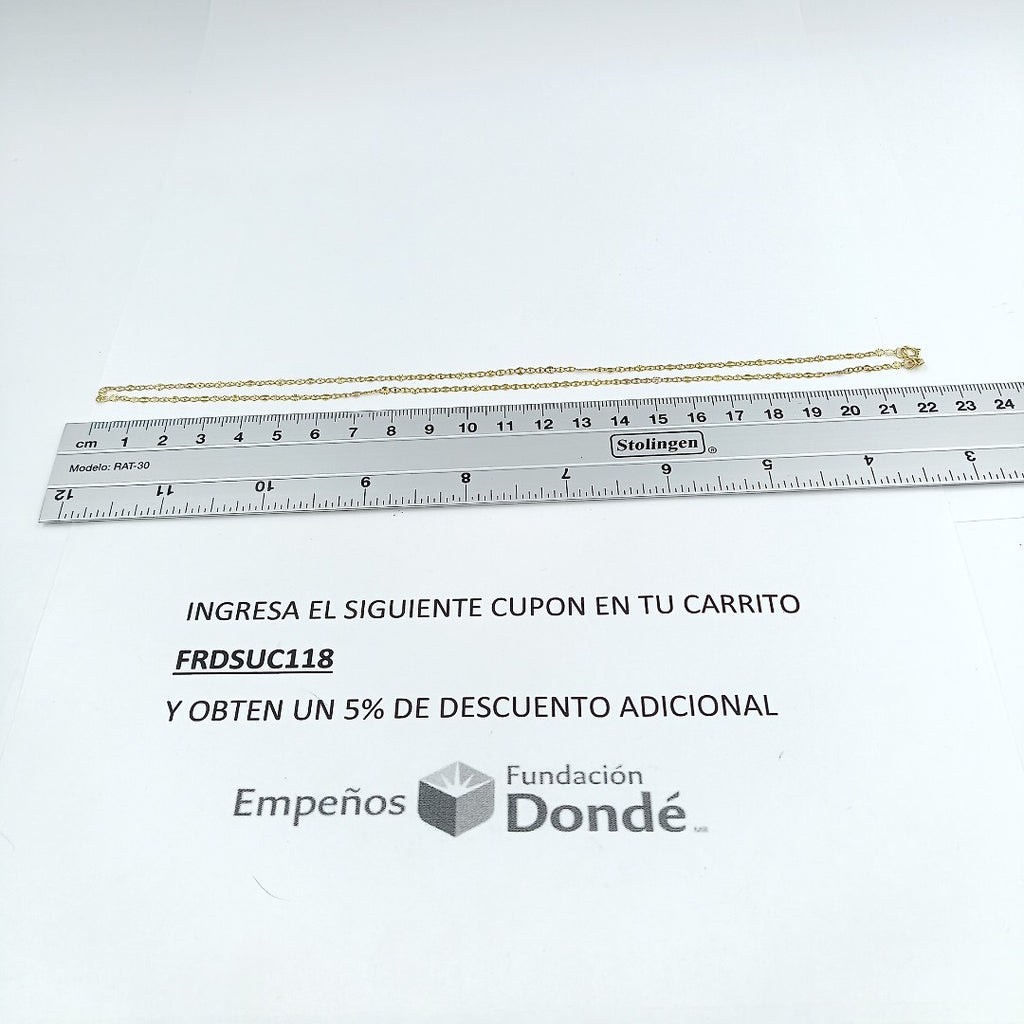 CADENA ORO 10 K 1 GRMS (SEMINUEVO)