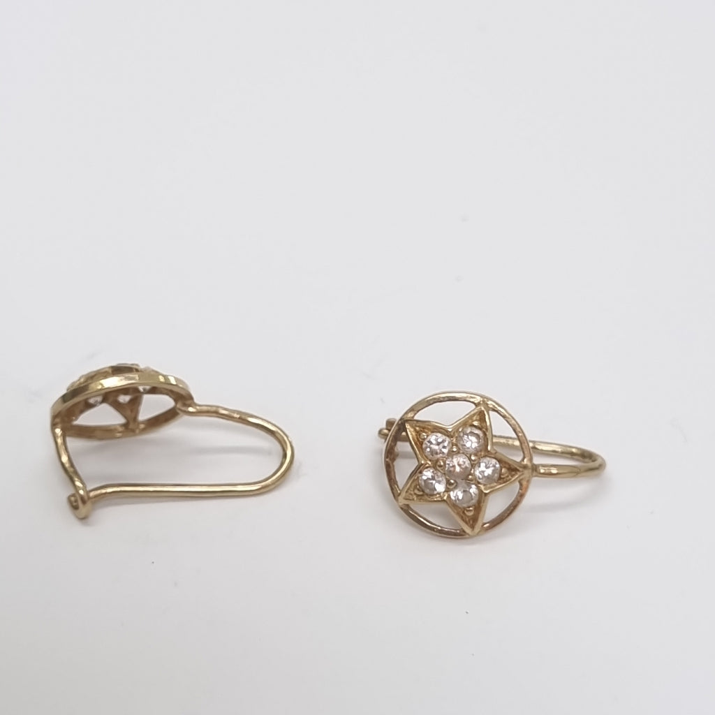 ARETES PAR ORO 10 K 1.8 GRMS (SEMINUEVO)