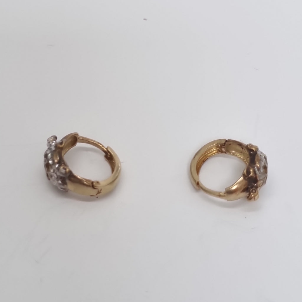 ARRACADAS PAR ORO 14 K 2.2 GRMS (SEMINUEVO)
