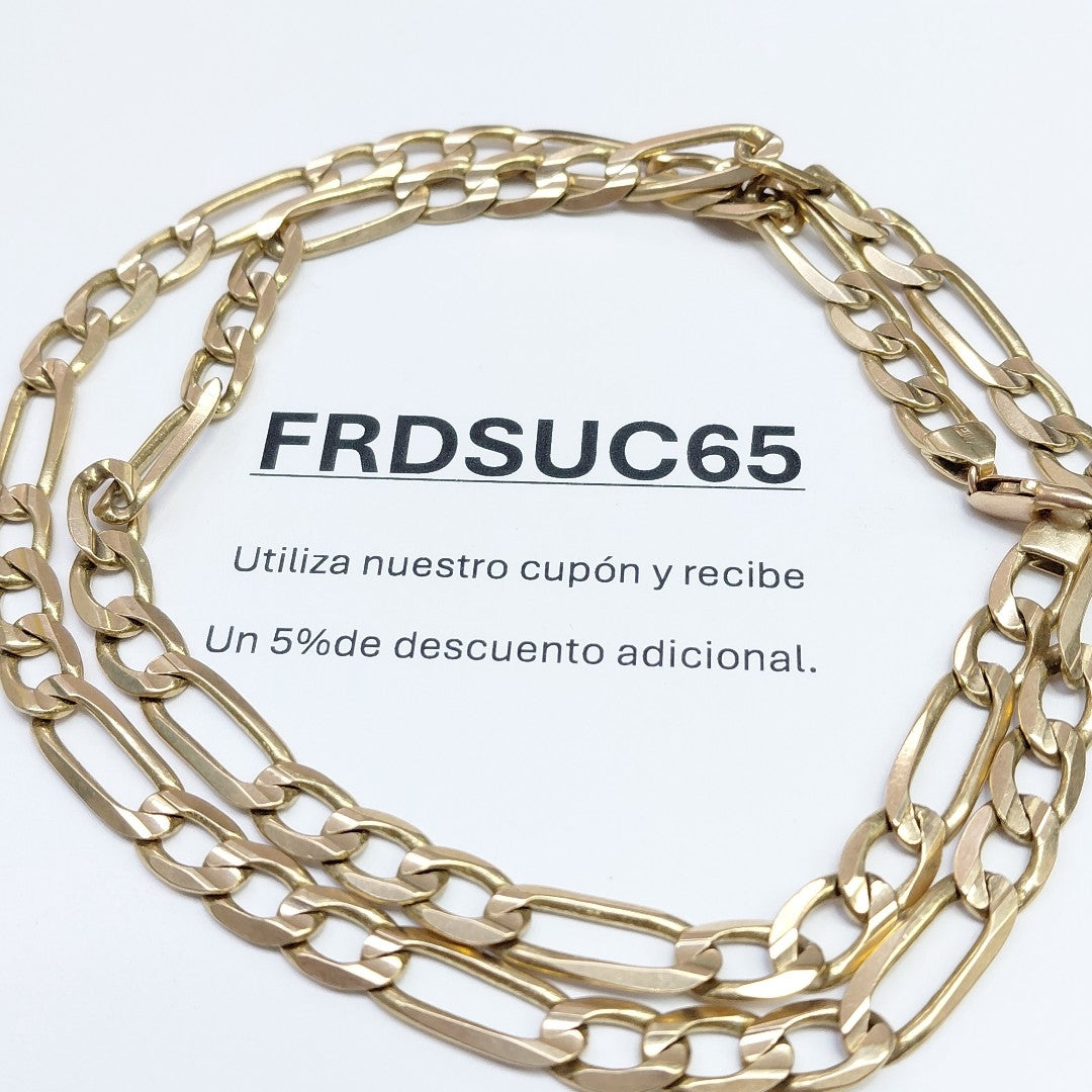CADENA ORO 10 K 44.9 GRMS (SEMINUEVO)