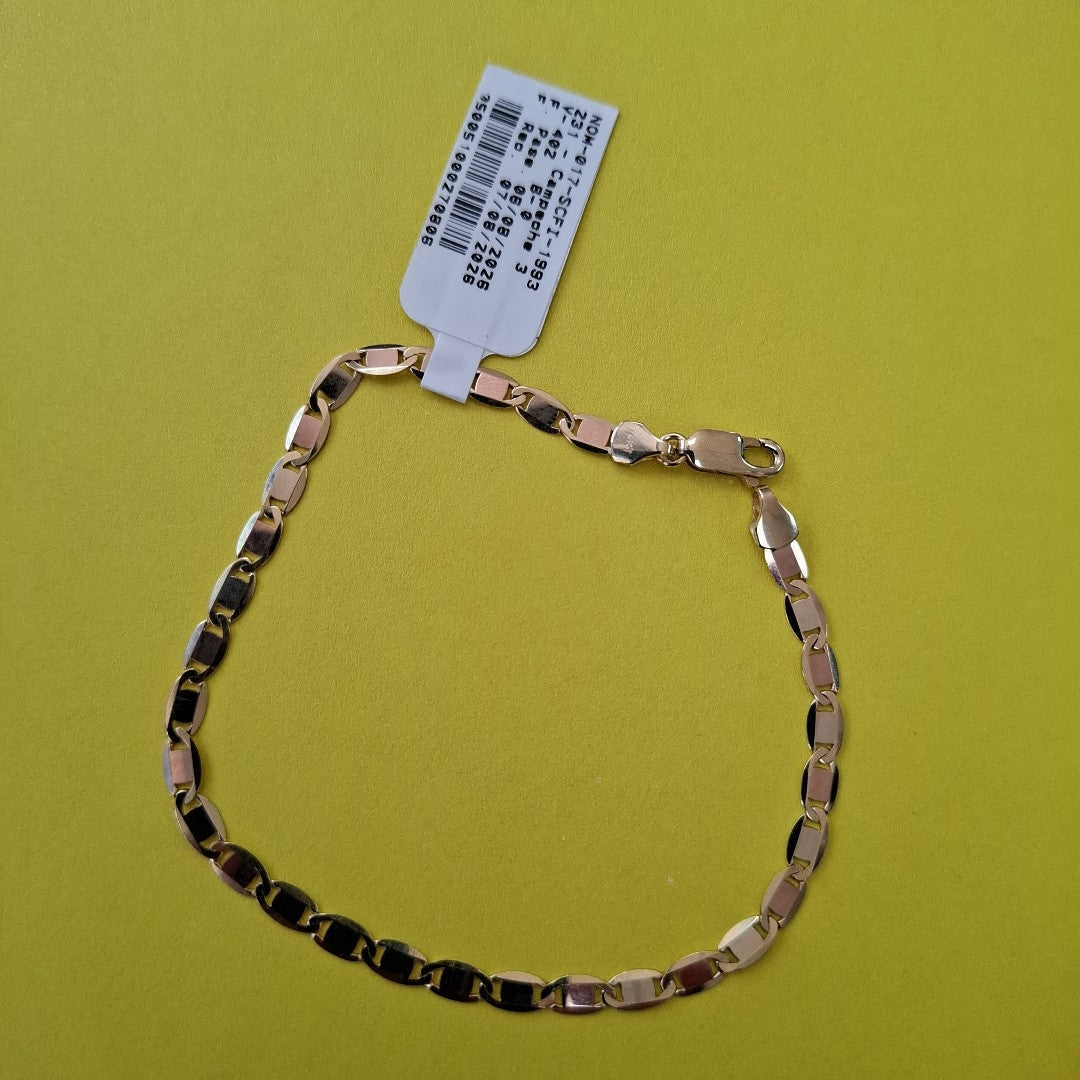 PULSERAS CABALLERO ORO 14K 4.3 (NUEVO)