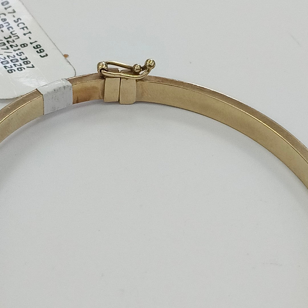 PULSERA RIGIDA ORO 10 K 6,30 GRMS (SEMINUEVO)