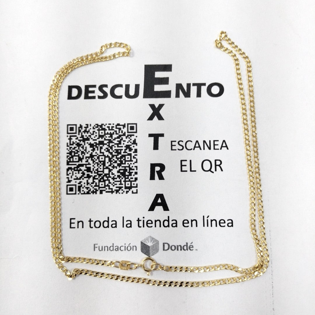 CADENAS BARBADA AMARILLA ORO 14K 2 (NUEVO)