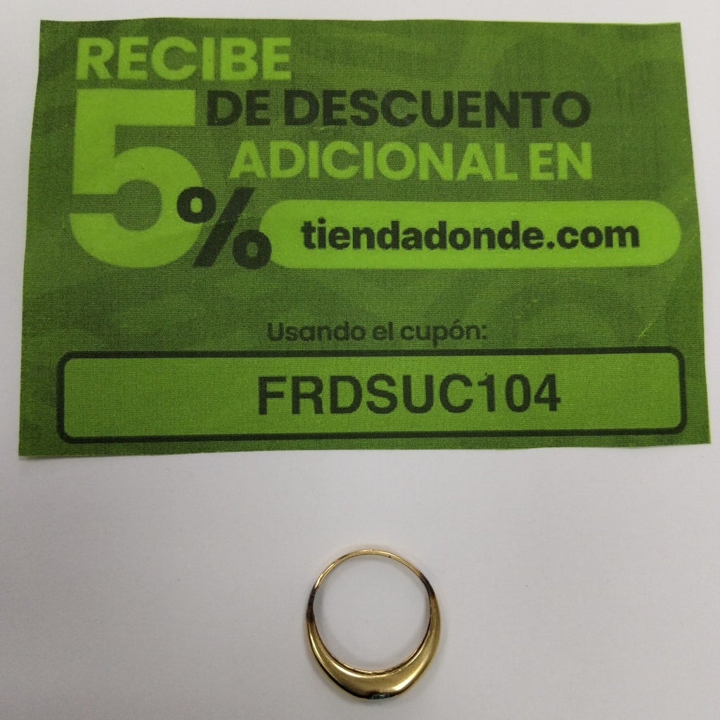 ANILLO ORO 14 K 2,40 GRMS (SEMINUEVO)