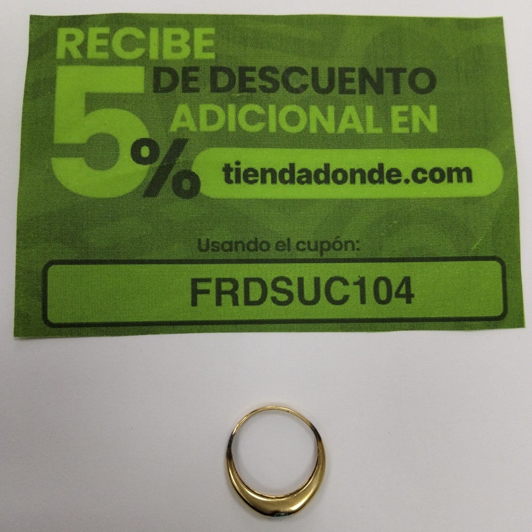 ANILLO ORO 14 K 2,40 GRMS (SEMINUEVO)