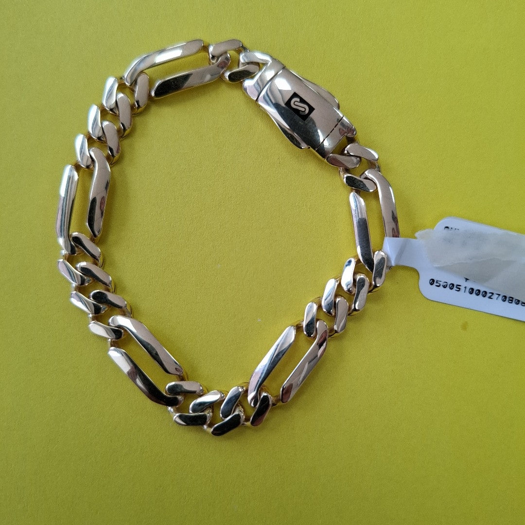 PULSERA MONACO ORO 14K 9.3 (NUEVO)