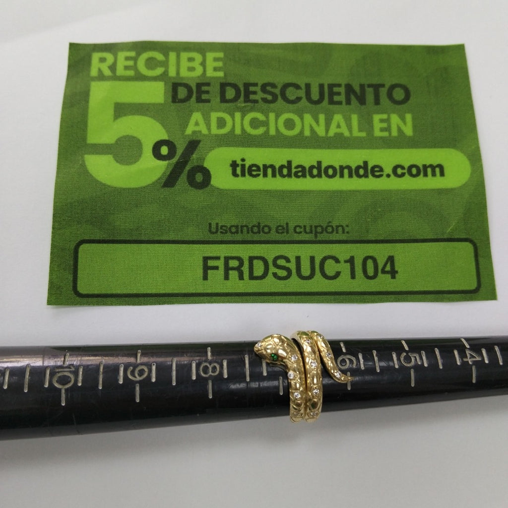 ANILLO ORO 14 K 3,40 GRMS (SEMINUEVO)