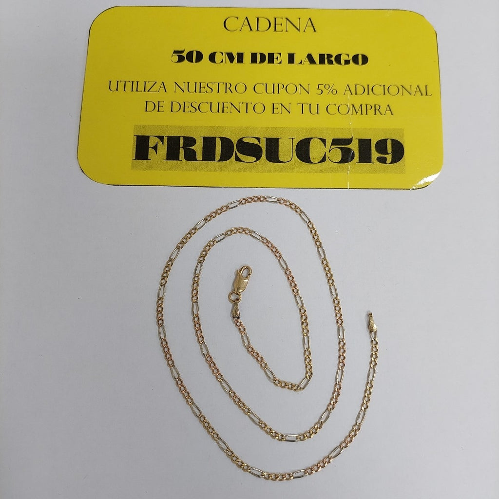 CADENA ORO 14 K 4.9 GRMS (SEMINUEVO)