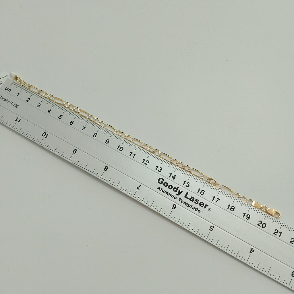 PULSERAS CABALLERO CARTIER 3 1 DIAMANTAD ORO 14K 4.6 (NUEVO)