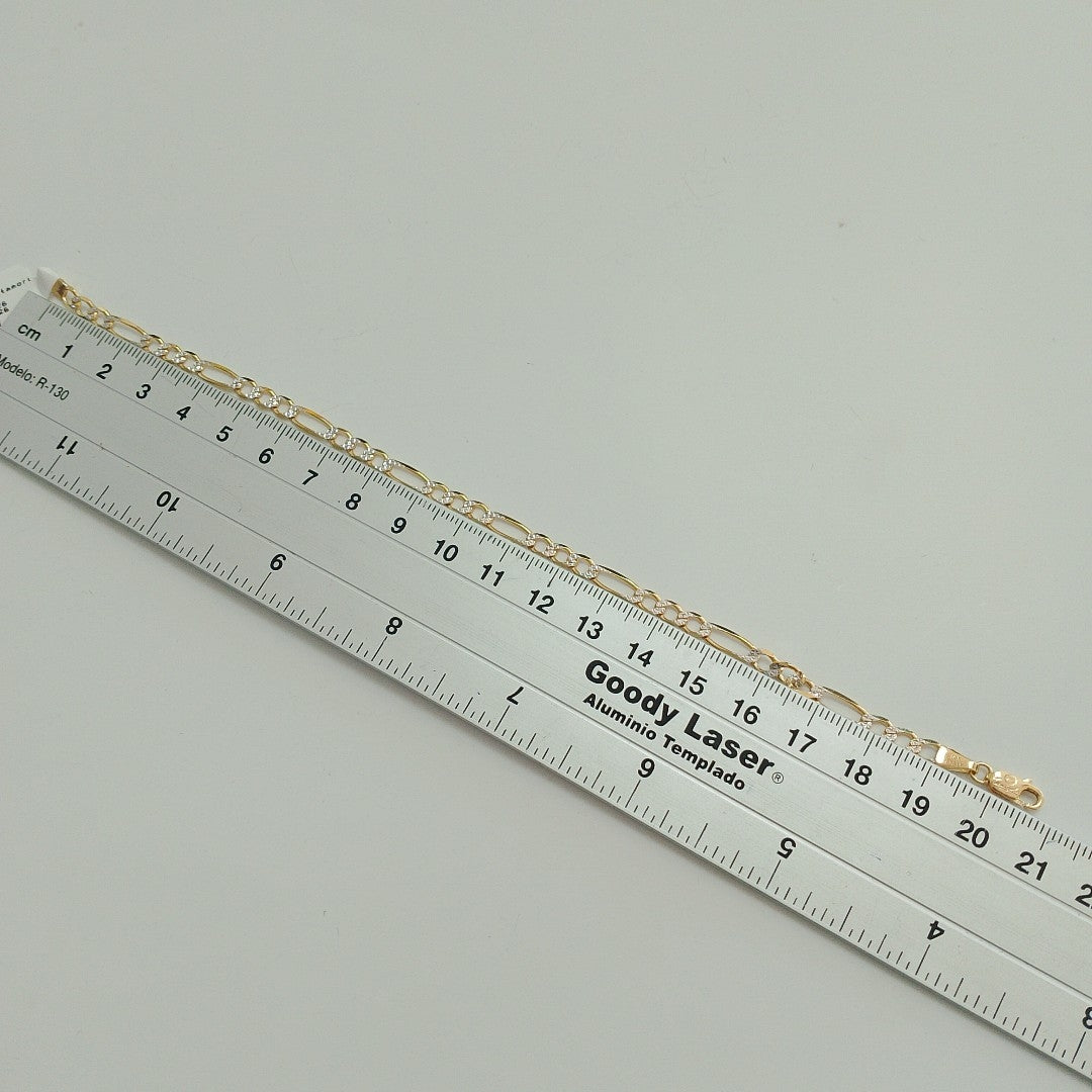 PULSERAS CABALLERO CARTIER 3 1 DIAMANTAD ORO 14K 4.6 (NUEVO)