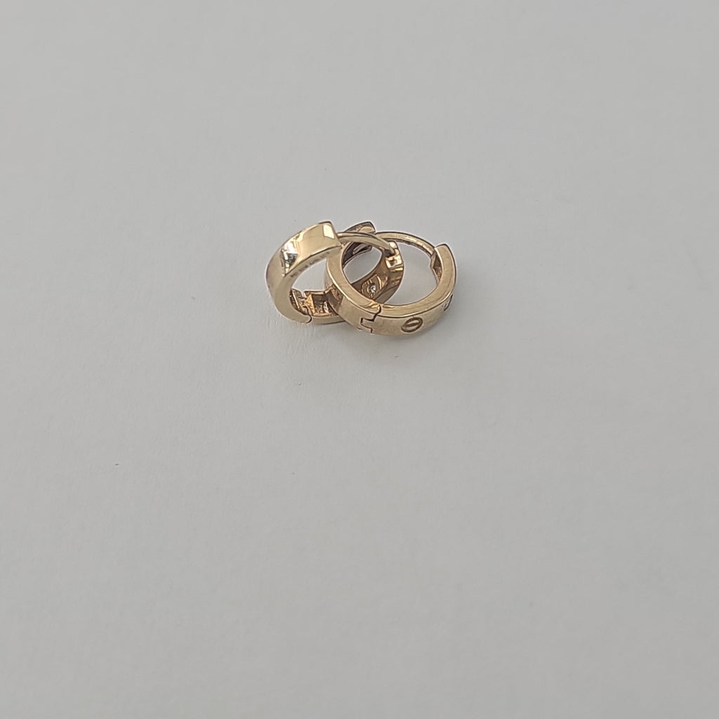 ARRACADAS PAR ORO 10 K 1,80 GRMS (SEMINUEVO)