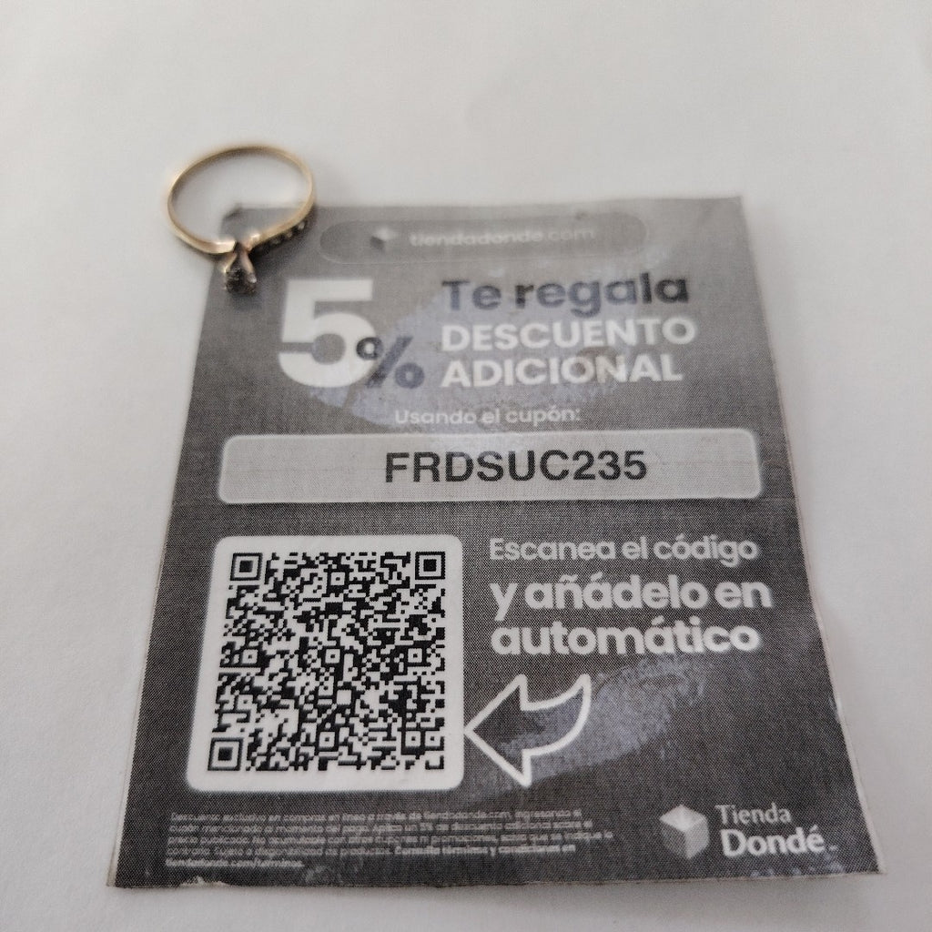 ANILLO ORO 10 K 1,60 GRMS (SEMINUEVO)
