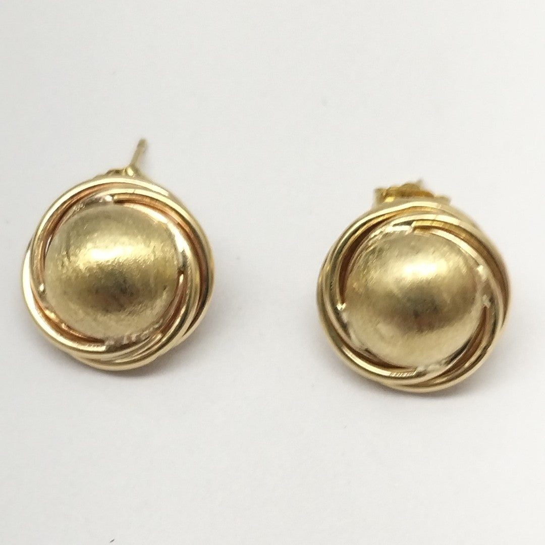 BROQUELES PAR ORO 14 K 2,90 GRMS (SEMINUEVO)
