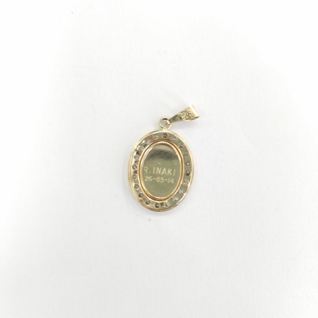 MEDALLA RELIGIOSA ORO 10 K 0.9 GRMS (SEMINUEVO)