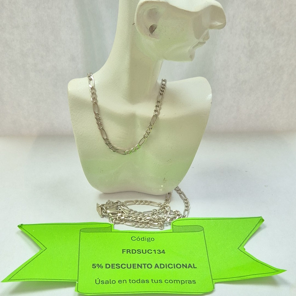 CADENA PLATA 9,00 GRMS (SEMINUEVO)