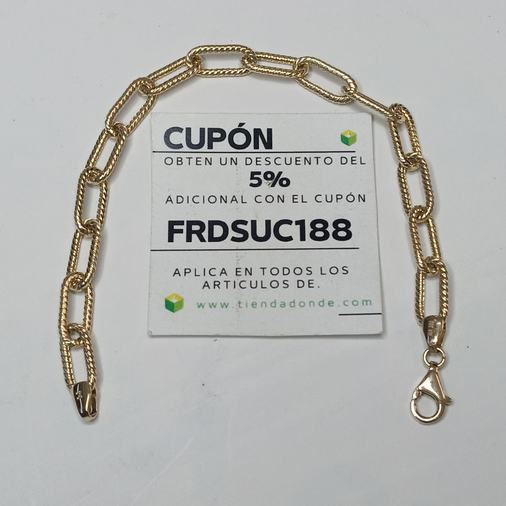PULSERAS DAMA ORO 14K 4.7 (NUEVO)