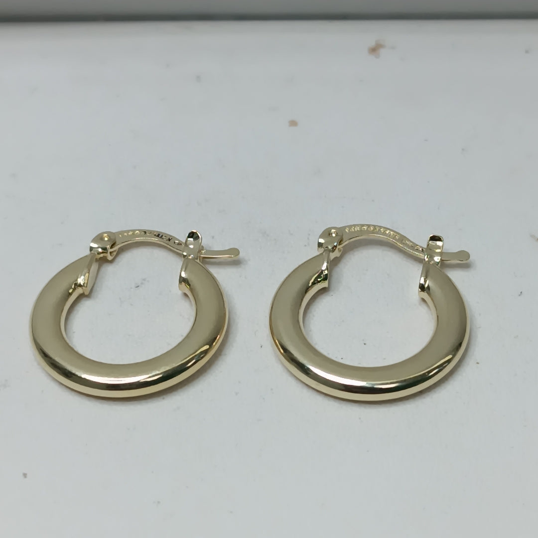ARETES ARRACADAS 14K 1.5 GR (NUEVO)