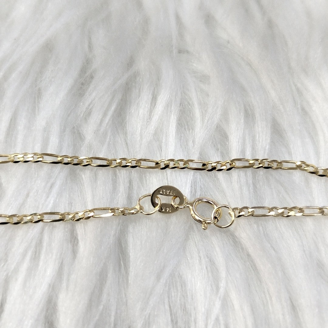 CADENAS CARTIER 3 1 AMARILLA ORO 14K 1.9 (NUEVO)
