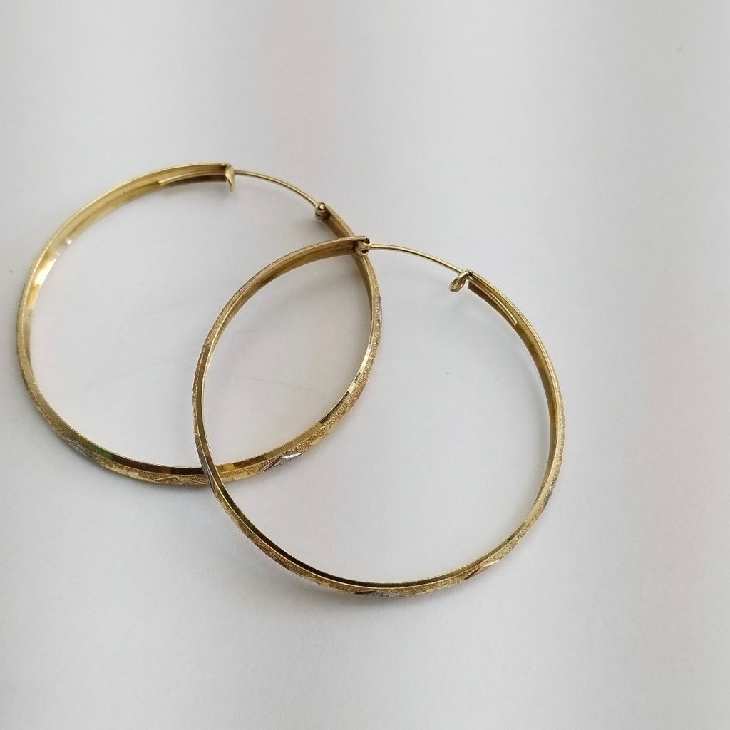 ARRACADAS PAR ORO 14 K 4.4 GRMS (SEMINUEVO)