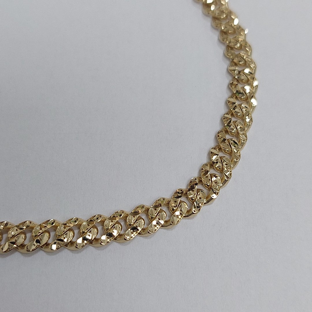PULSERA CABALLERO MONACO ORO 14K 6 (NUEVO)