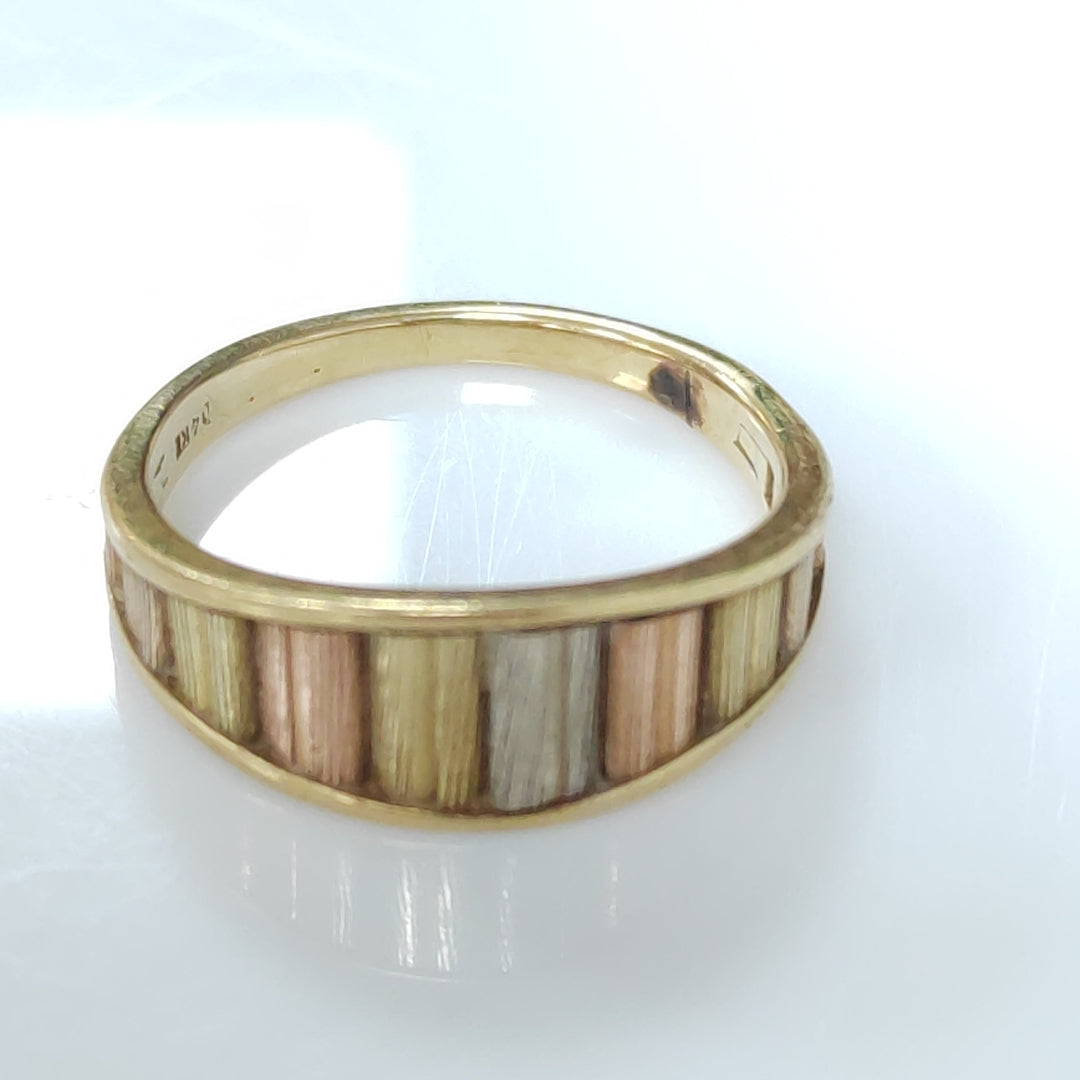 ANILLITO ORO, ORO COMBINADO 14 K 2.8 GRMS (SEMINUEVO)