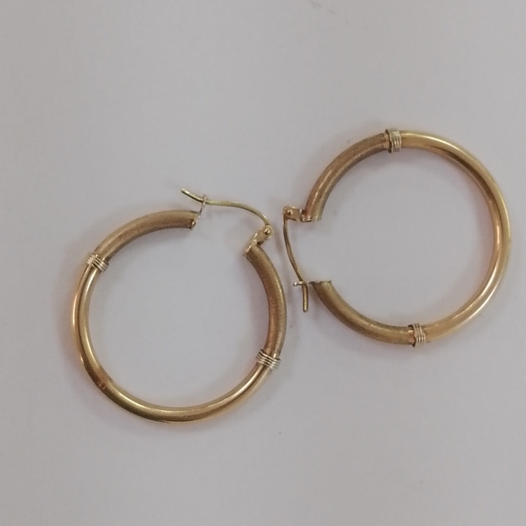 ARRACADAS PAR ORO 10 K 4,80 GRMS (SEMINUEVO)