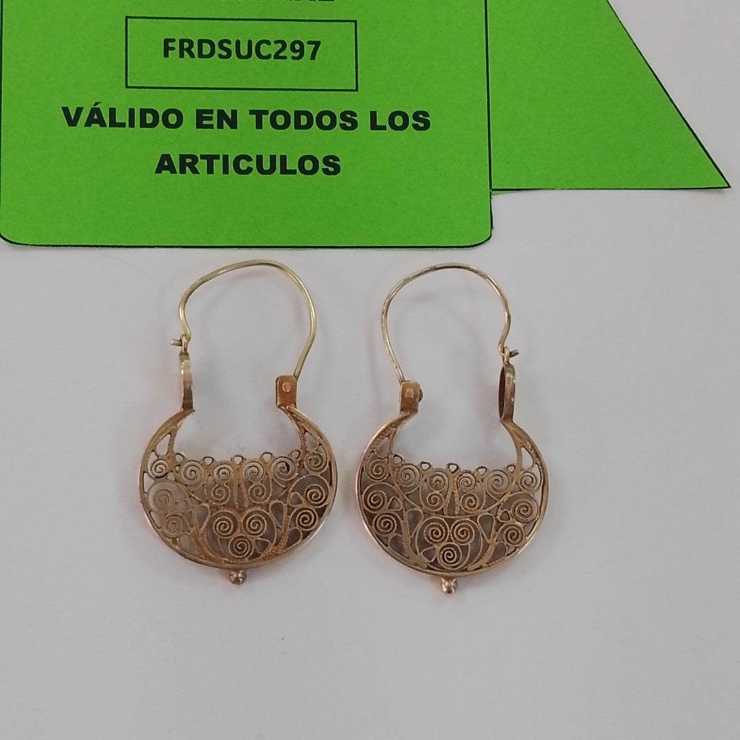 ARRACADAS PAR ORO 8 K 4,40 GRMS (SEMINUEVO)