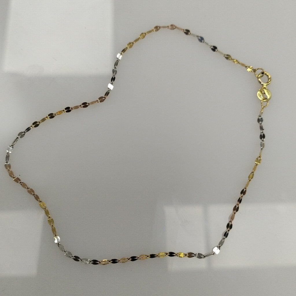 PULSERA ORO COMBINADO 14 K 0,60 GRMS (SEMINUEVO)