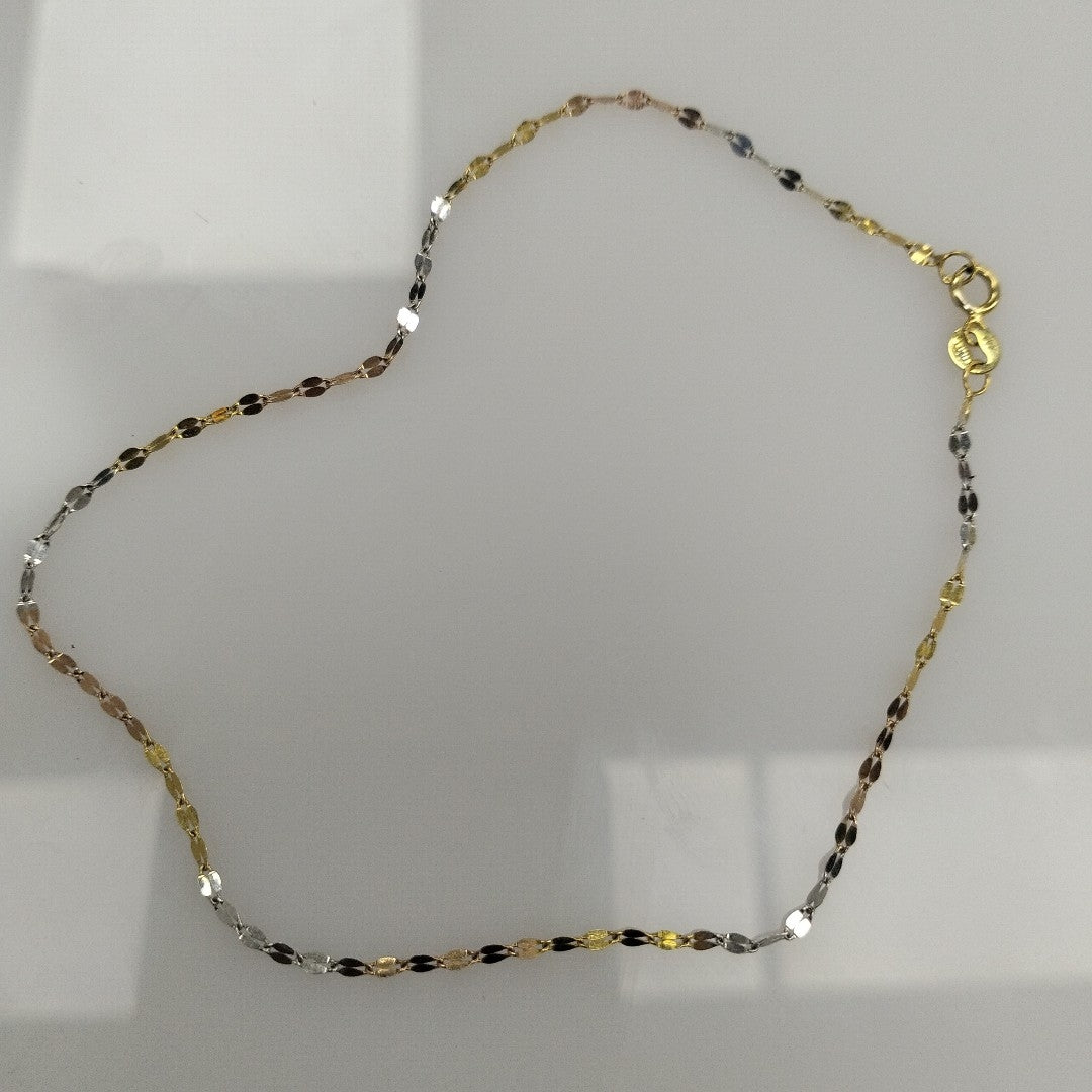 PULSERA ORO COMBINADO 14 K 0,60 GRMS (SEMINUEVO)