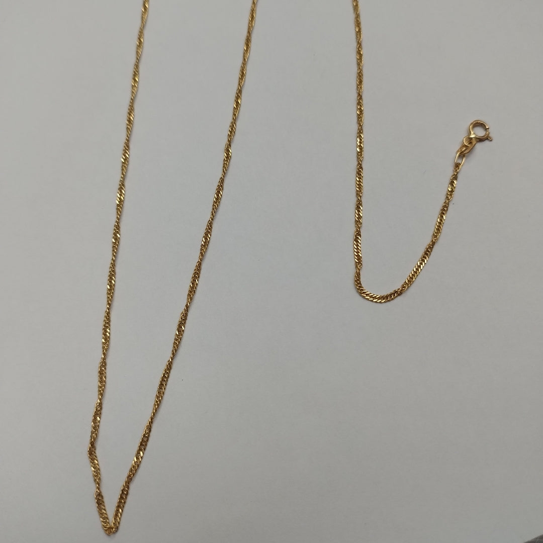 CADENA ORO 14 K 3,30 GRMS (SEMINUEVO)