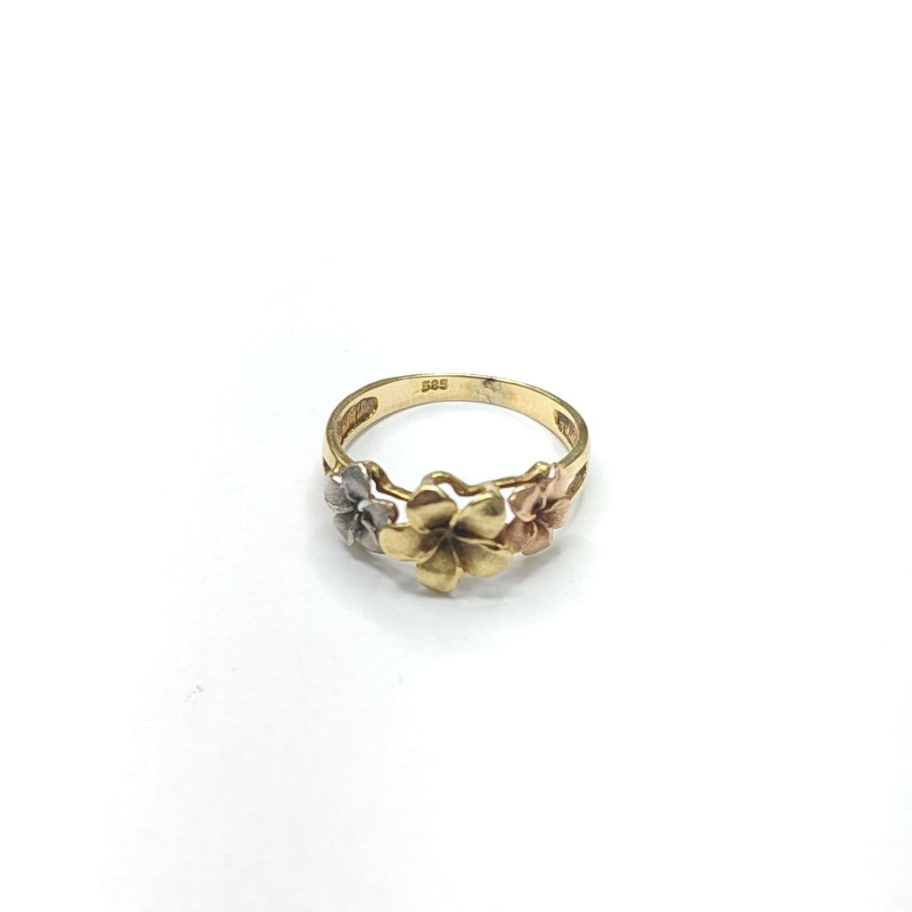 ANILLO ORO 14 K 2.3 GRMS (SEMINUEVO)