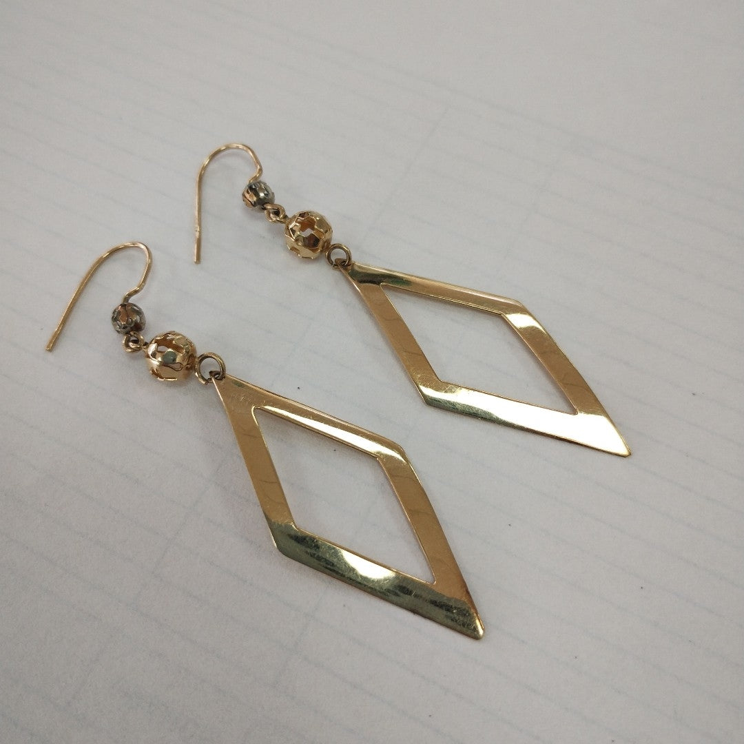 ARETES PAR ORO 10 K 3.7 GRMS (SEMINUEVO)