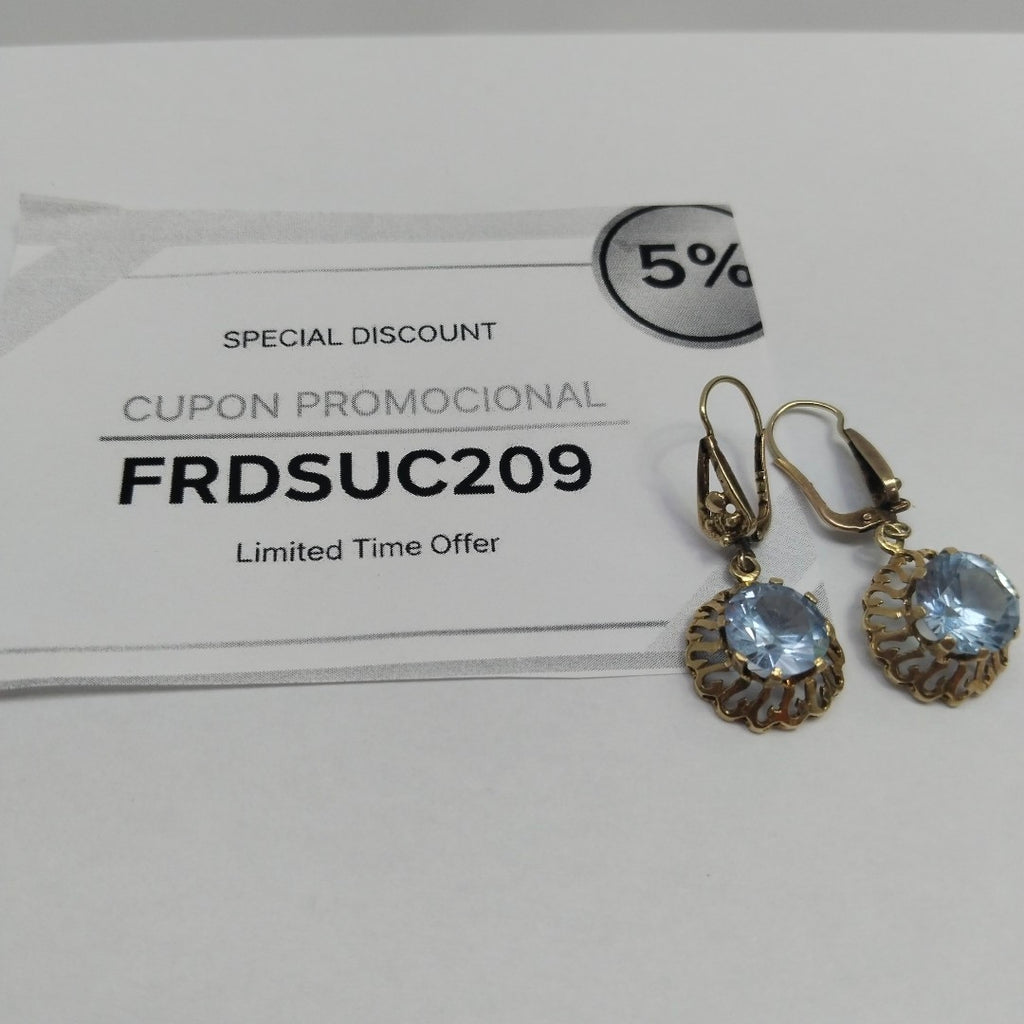 ARETES PAR ORO 8 K 5,50 GRMS (SEMINUEVO)